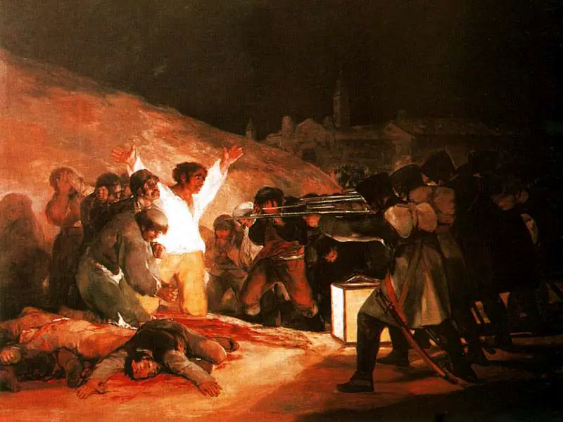Francisco Goya — Május harmadika festményreprodukció